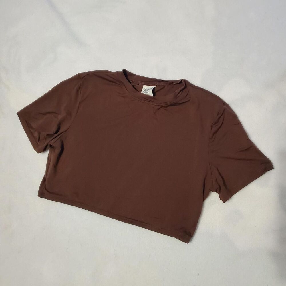 Victoria-s-secret Women's Brown and Burgundy T-shirt